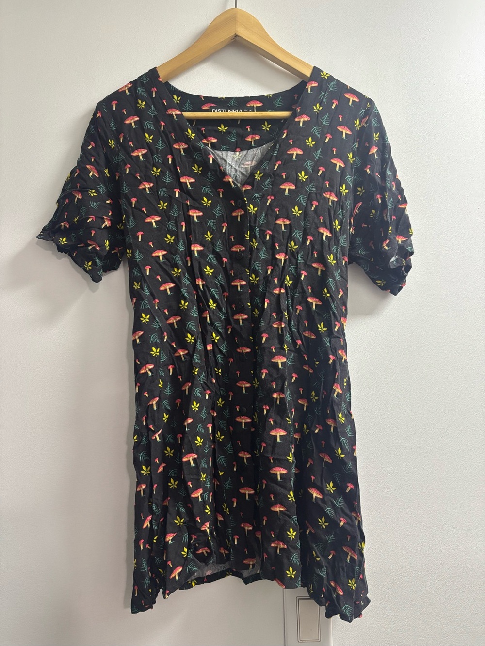 Disturbia mushroom minidress UK size 14